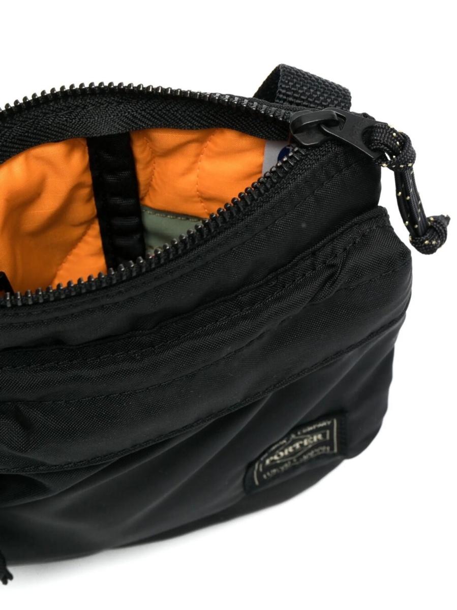 Geanta tip postas Porter-Yoshida &amp; Co. neagra din material textil - Img 5
