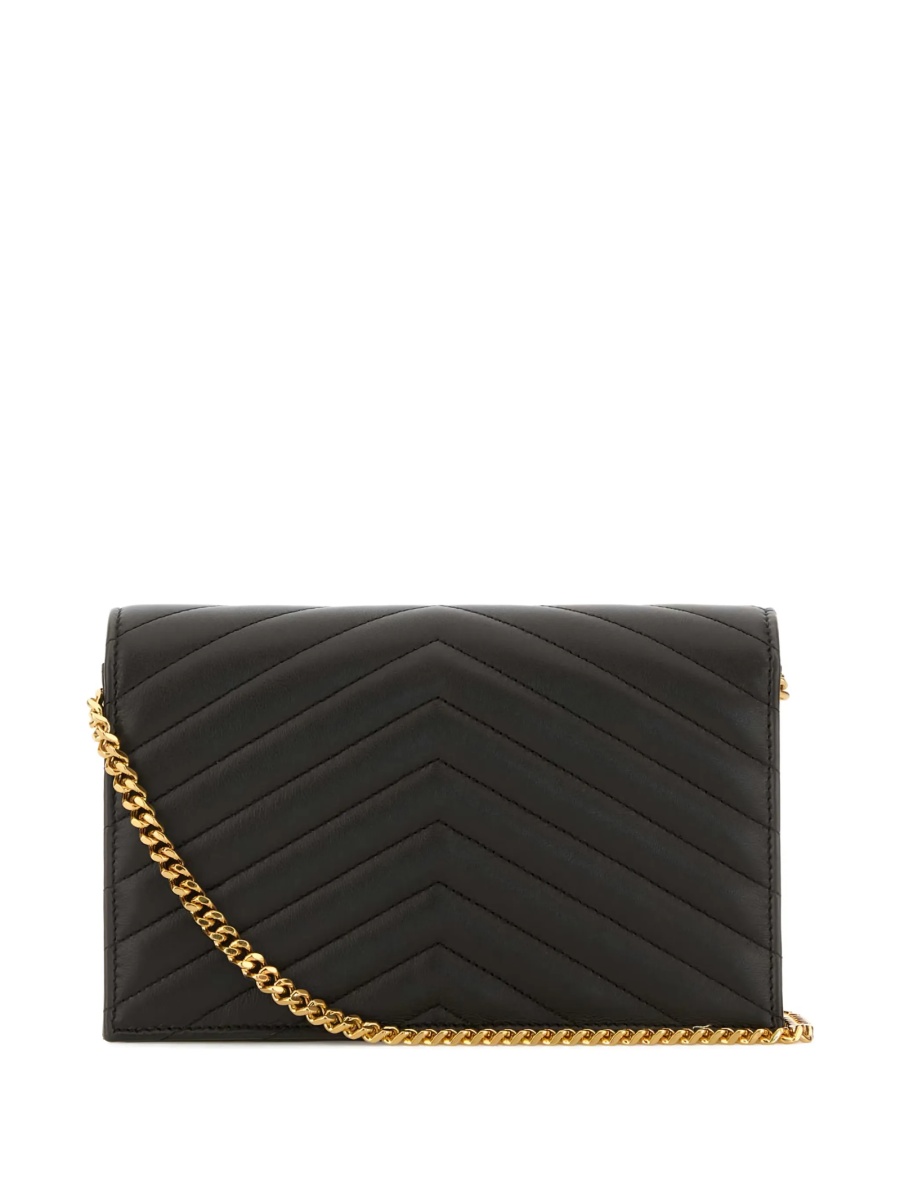 Geanta tip postas Saint Laurent maro din piele - Img 2