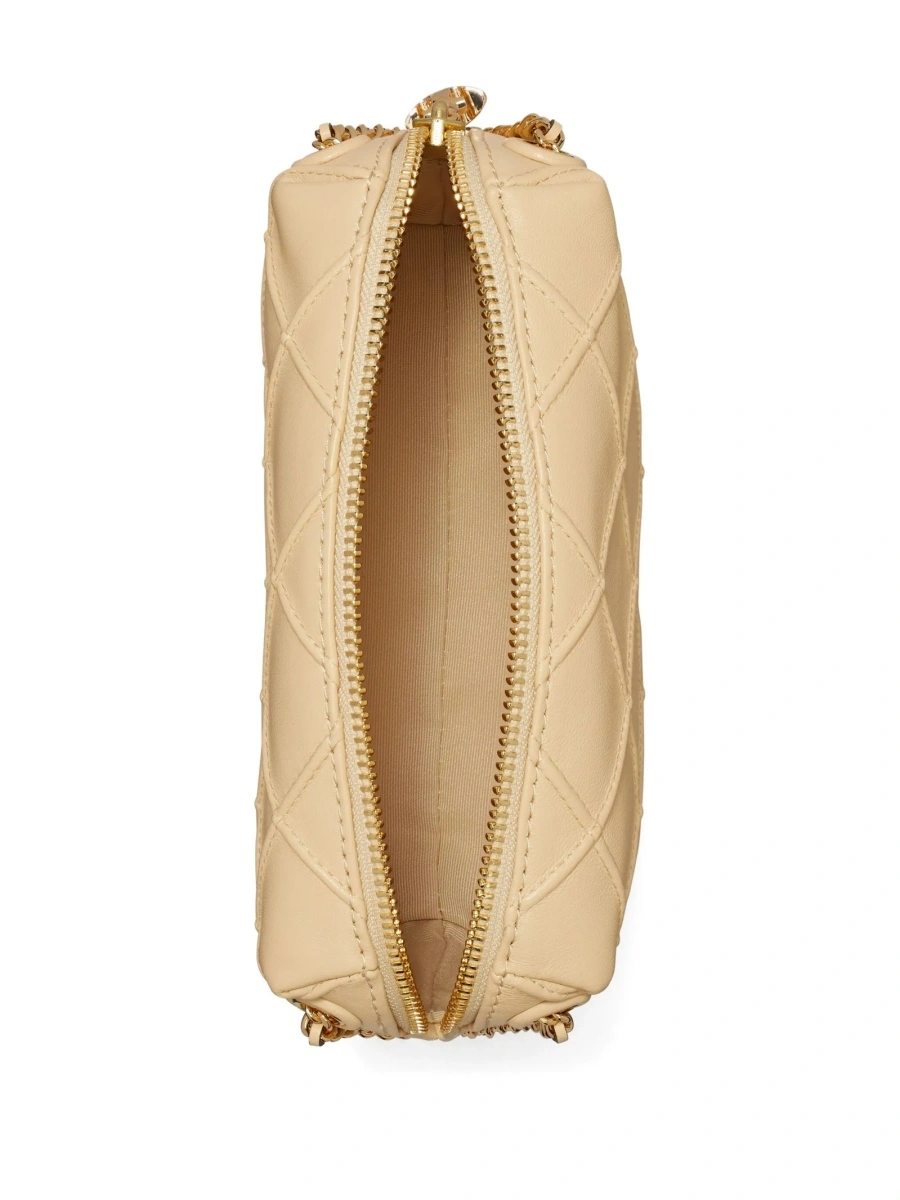 Geanta tip postas Tory Burch fleming neutra din piele - Img 4