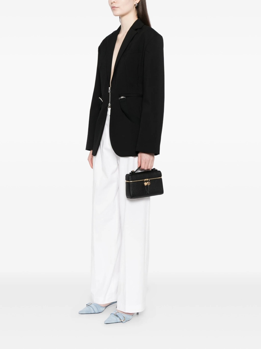 Geanta tip postas Tory Burch neagra din piele - Img 2