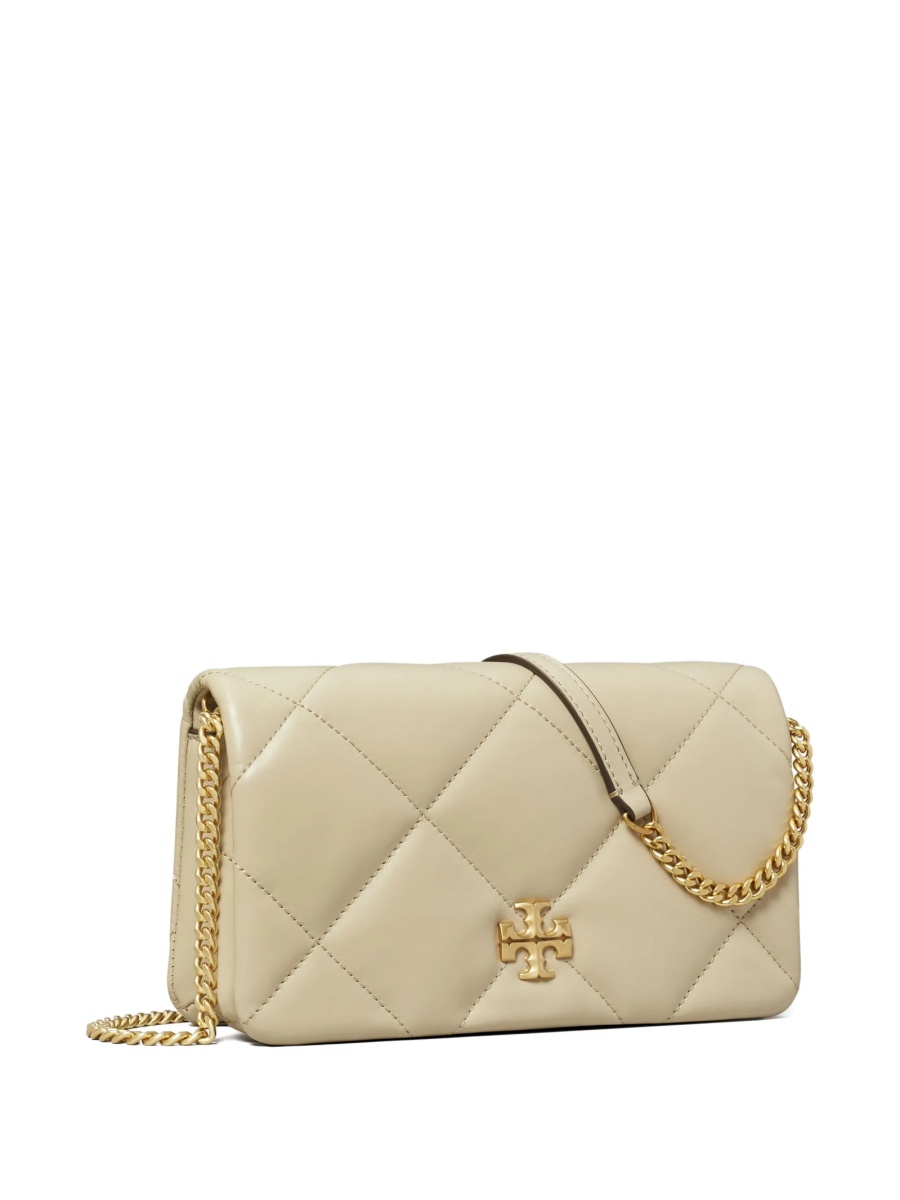 Geanta tip postas Tory Burch neutra din piele - Img 3