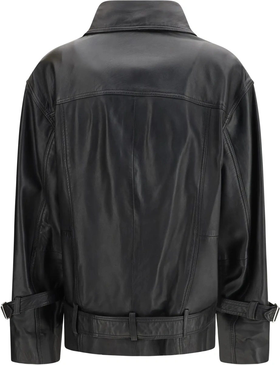 Geci Leather biker Jacket - Img 2