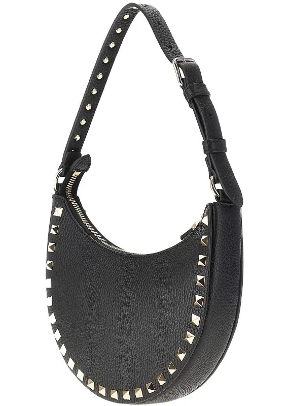 Genti Grain leather mini 'Rockstud' hobo bag - Img 2