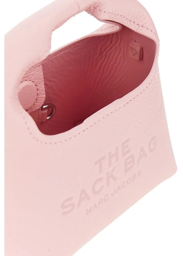 Genti Grained leather micro 'The Sack' bag - Img 4
