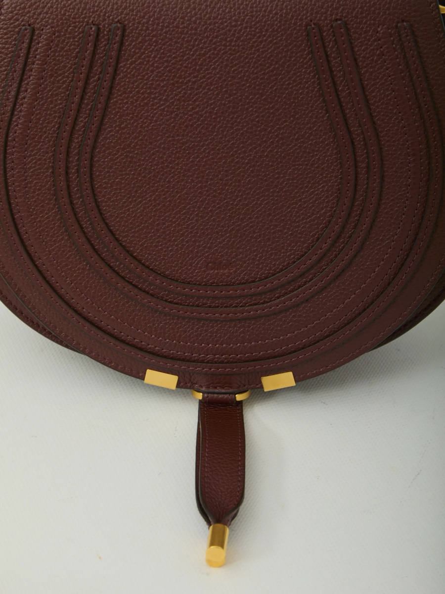 Genti Marcie Saddle Bag In Grained Leather - Img 4