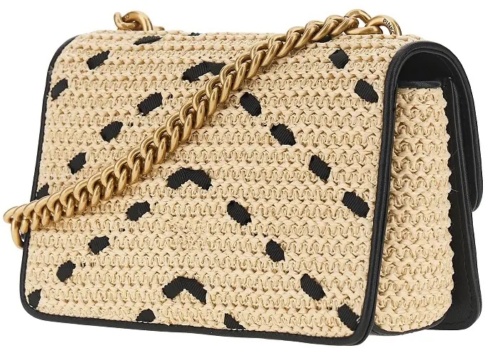 Genti Raffia Mini Love Bag One Light bag - Img 2
