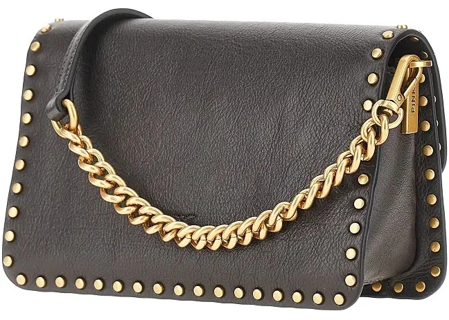 Genti Small 'Love One Slouchy' bag with studs - Img 2