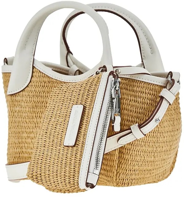 Genti Synthetic raffia mini shopping bag - Img 2