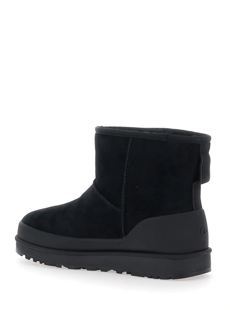 Ghete CLASSIC MINI GUARD GTX ankle boots with waterproofing and soft black shearling in women's - Img 3