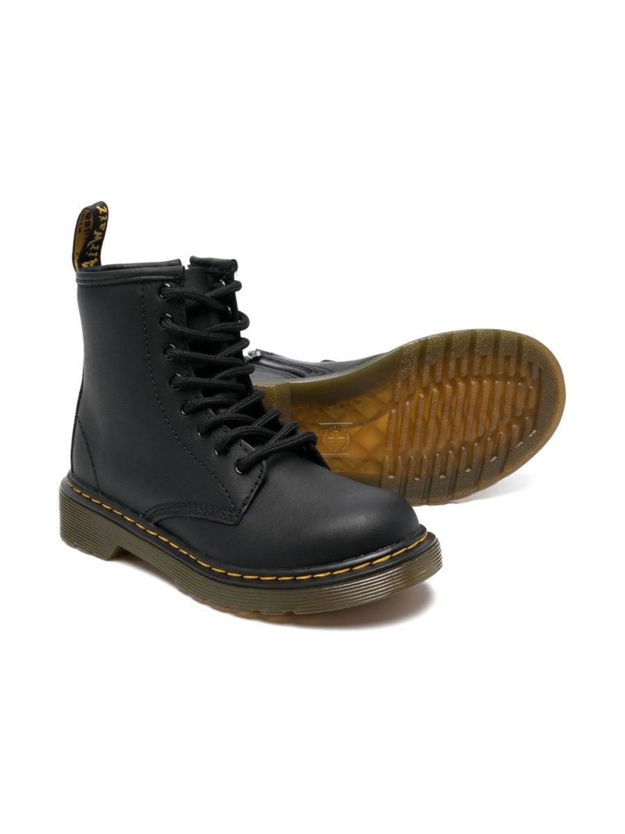 Ghete Dr. Martens negre din piele - Img 2