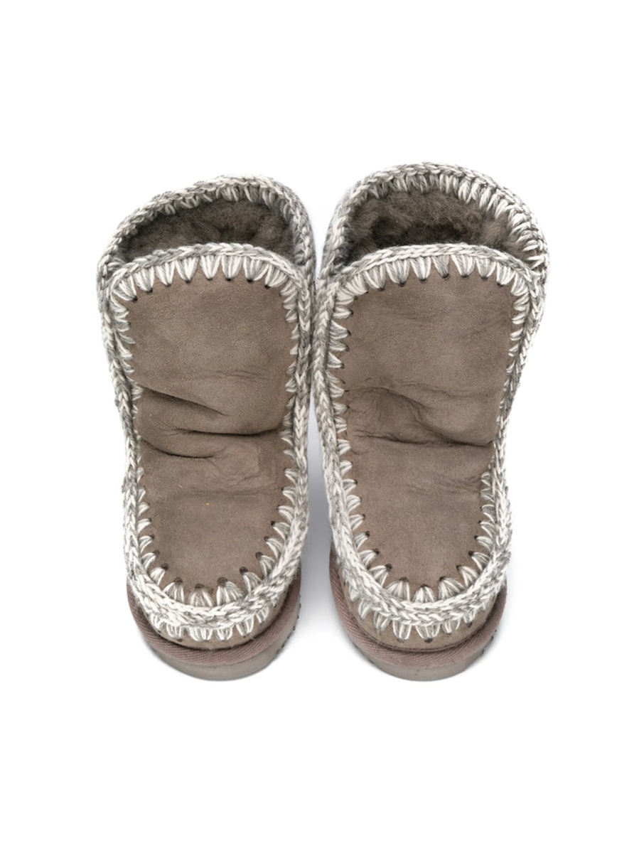 Ghete Mou gri din piele - Img 3