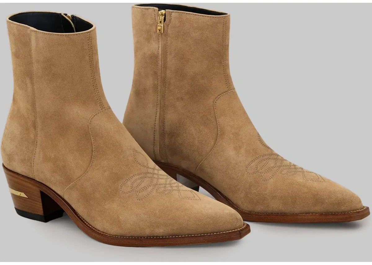 Ghete Ryder Cognac Suede Boots - Img 2
