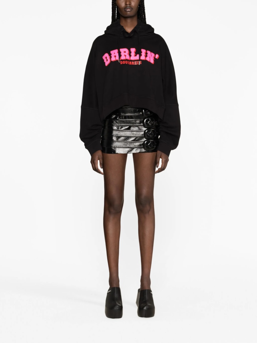 Hanorac DSQUARED2 negru - Img 2