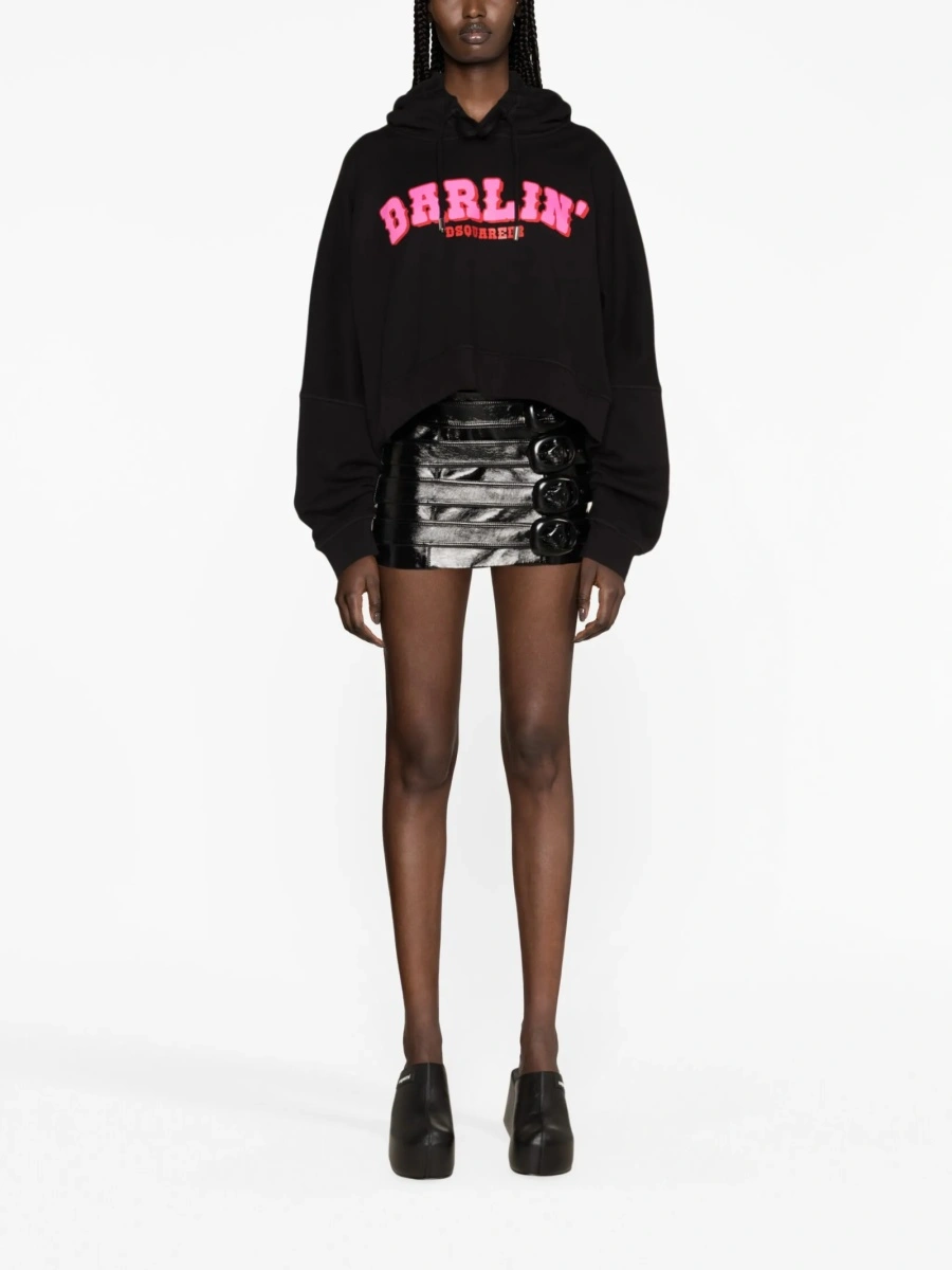 Hanorac DSQUARED2 negru - Img 2