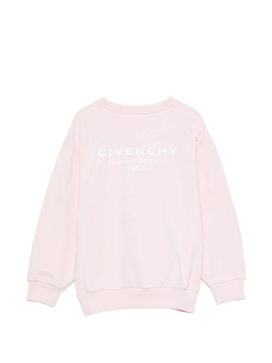 Hanorac Givenchy roz din bumbac - Img 2