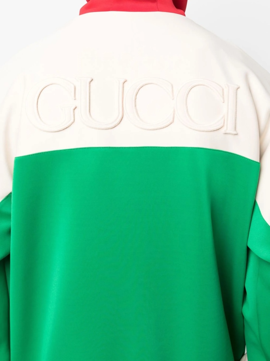 Hanorac Gucci rosu din elastan si polyester - Img 5