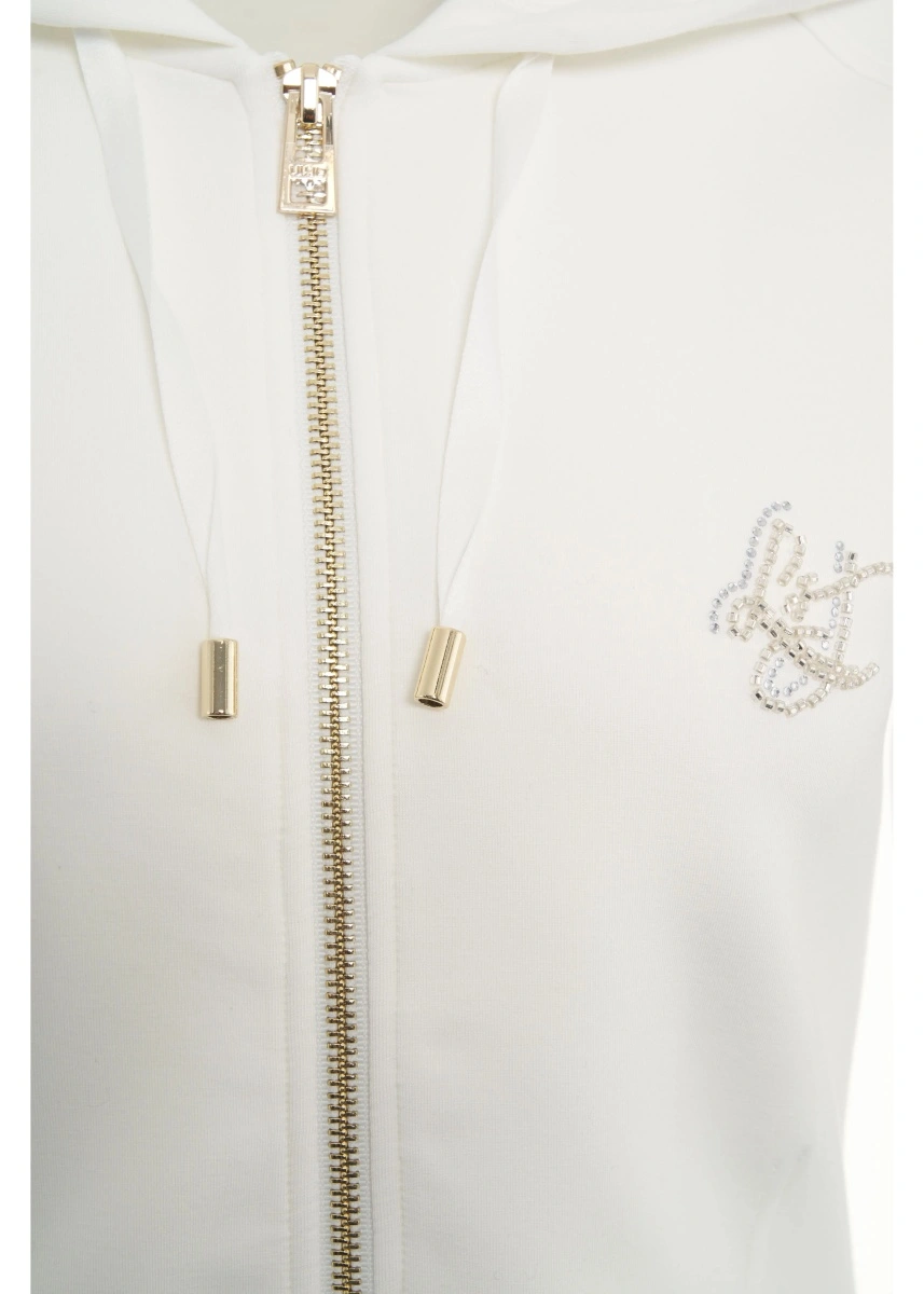 Hanorac LIU JO SPORT alb - Img 5