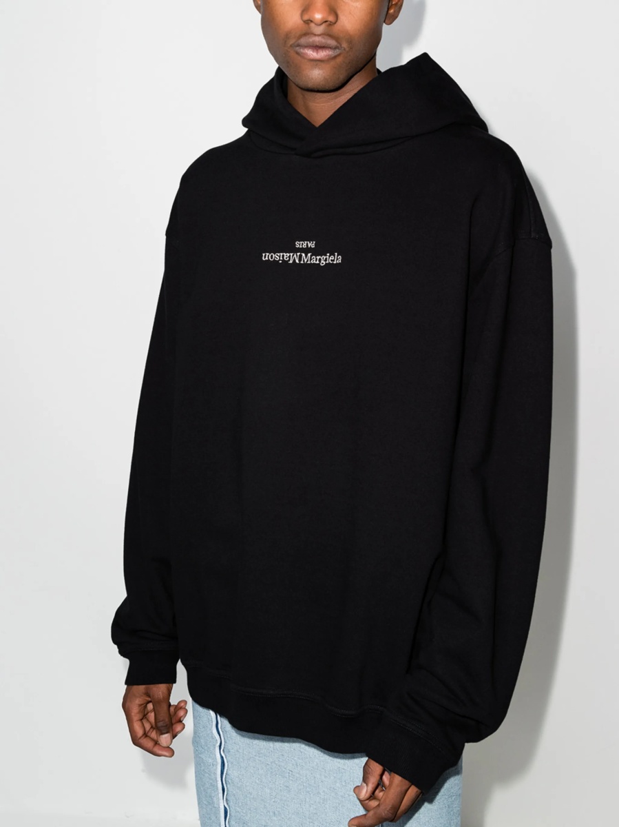 Hanorac Maison Margiela negru - Img 2