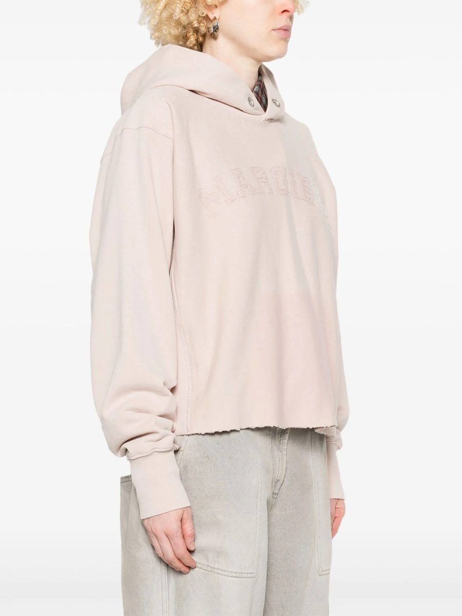 Hanorac Maison Margiela roz din bumbac - Img 3