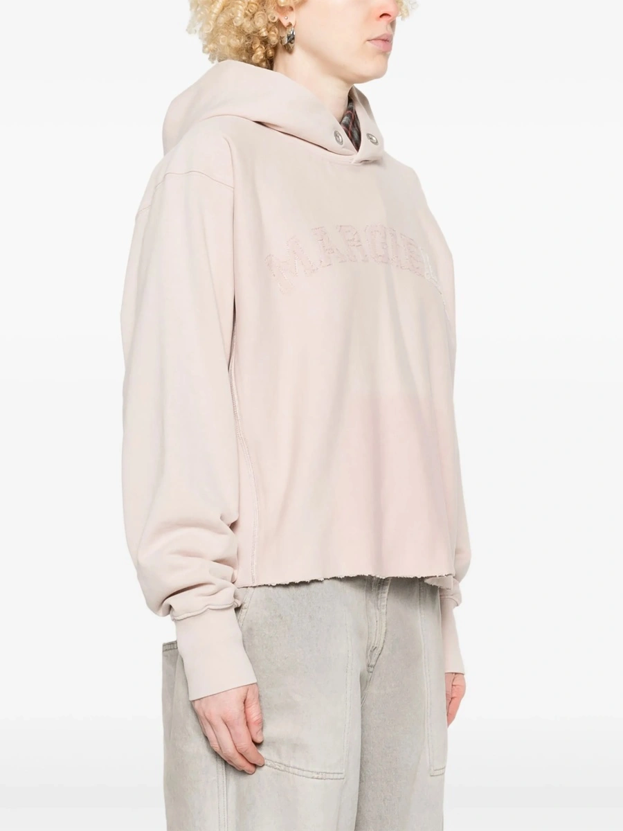 Hanorac Maison Margiela roz din bumbac - Img 3