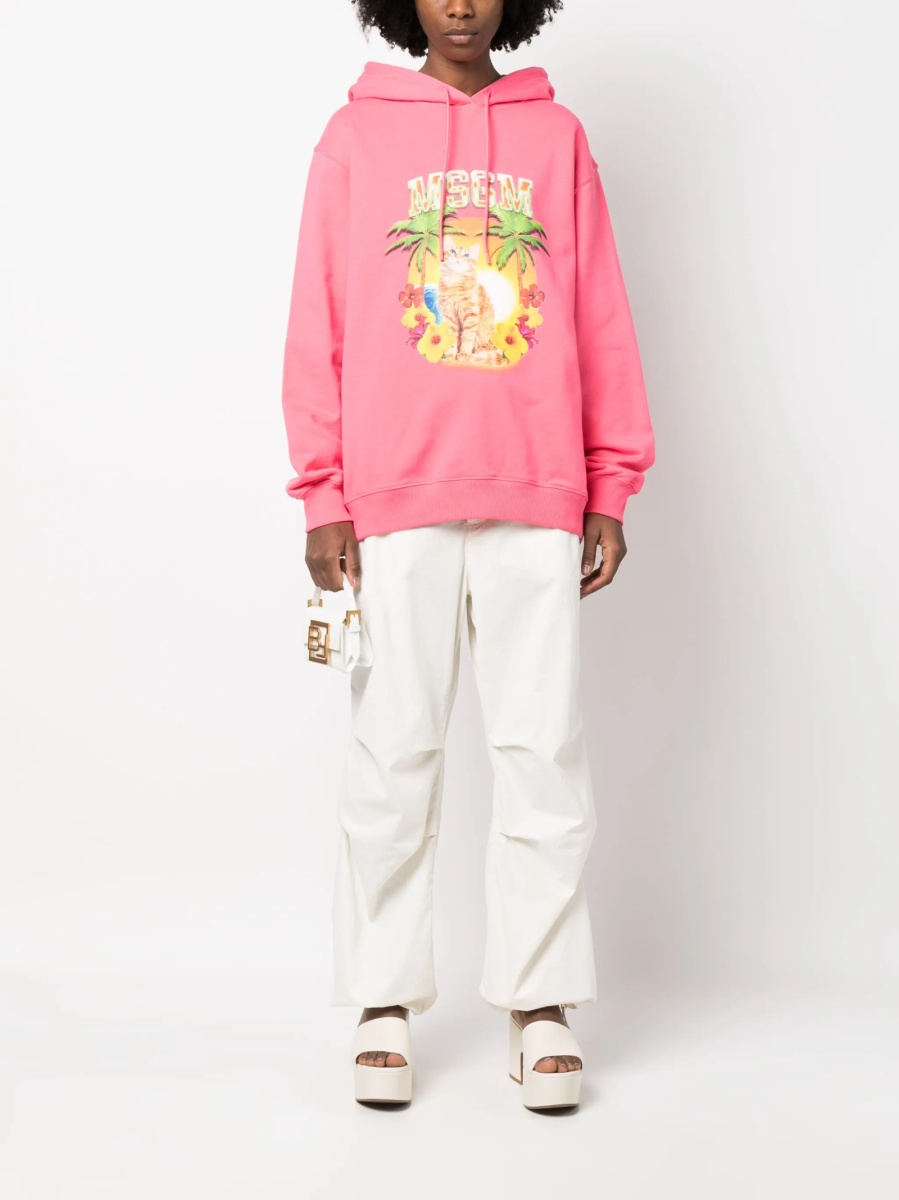 Hanorac MSGM roz - Img 2