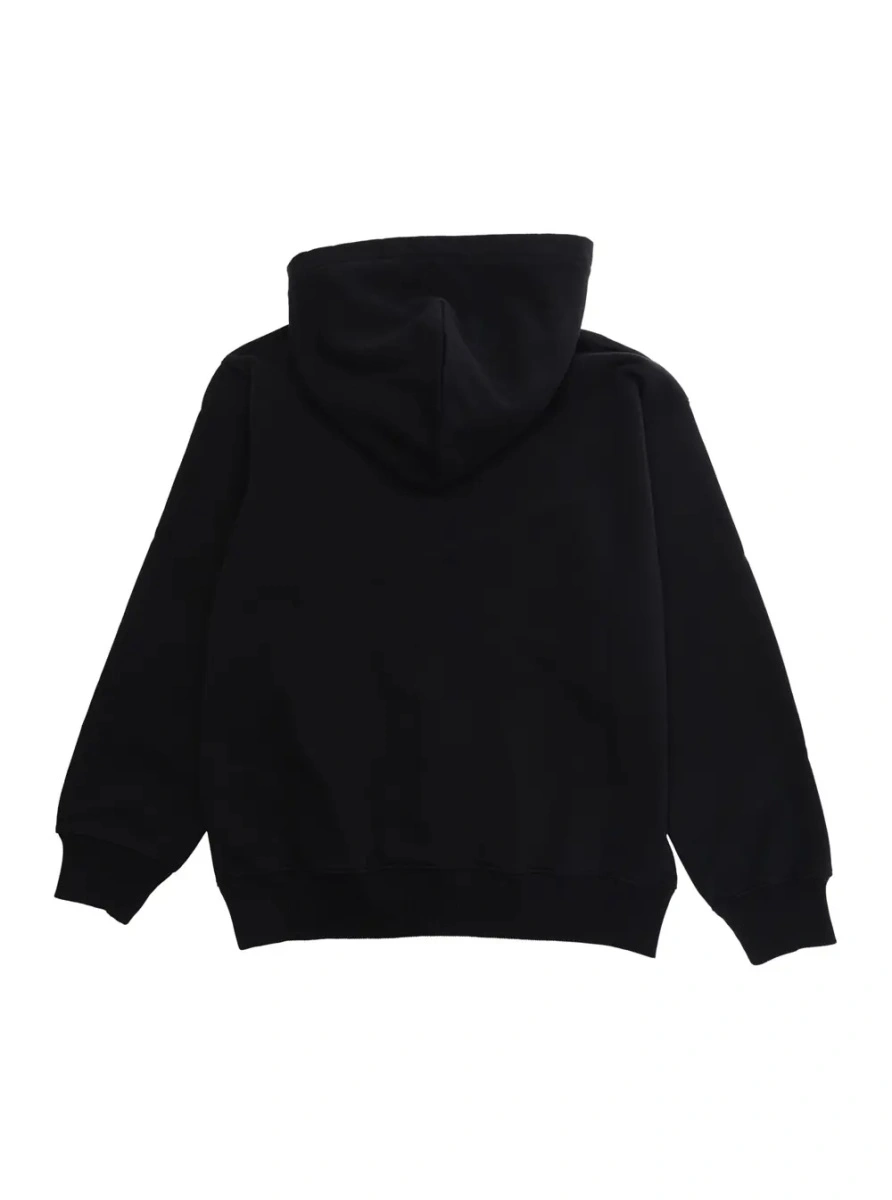 Hanorac Off-White negru din bumbac - Img 2