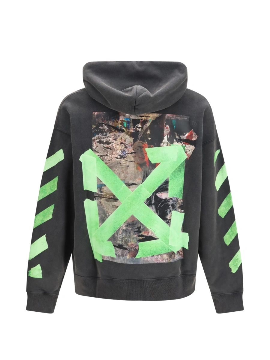 Hanorac Off-White negru - Img 2