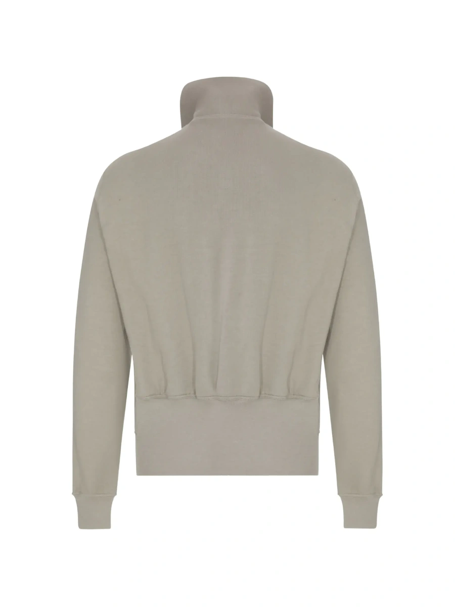 Hanorac Rick Owens gri din bumbac 'BAUHAUS JOGGER' - Img 4
