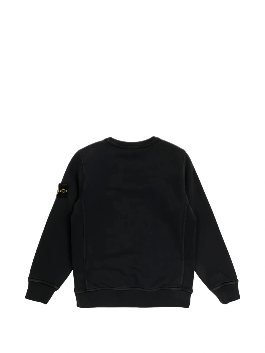 Hanorac Stone Island albastru din bumbac - Img 4