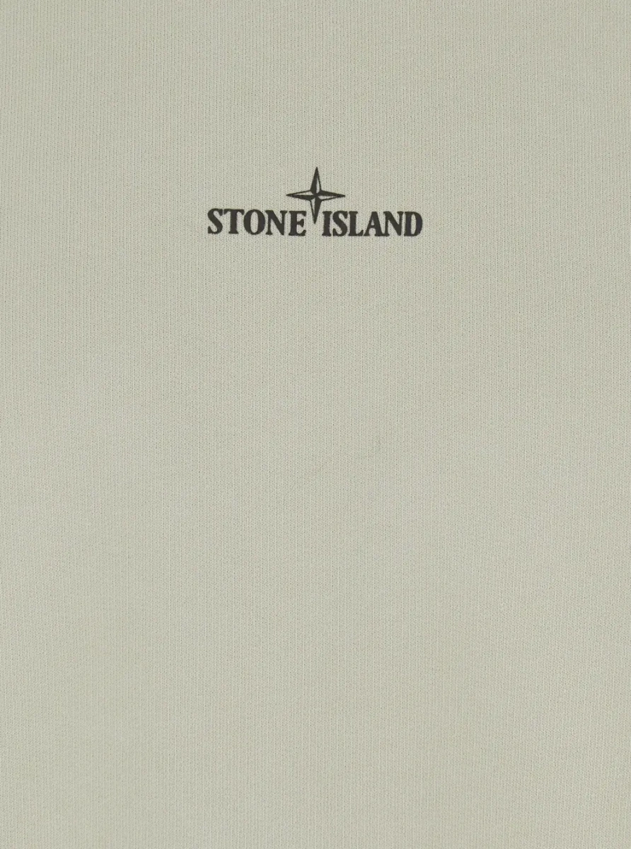 Hanorac Stone Island bej din bumbac - Img 3