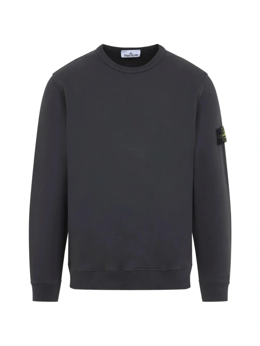 Hanorac Stone Island gri din bumbac - Img 6