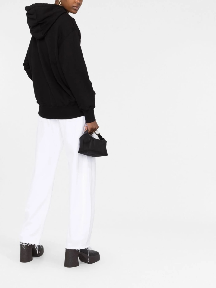 Hanorac Versace negru din bumbac si sticla - Img 4