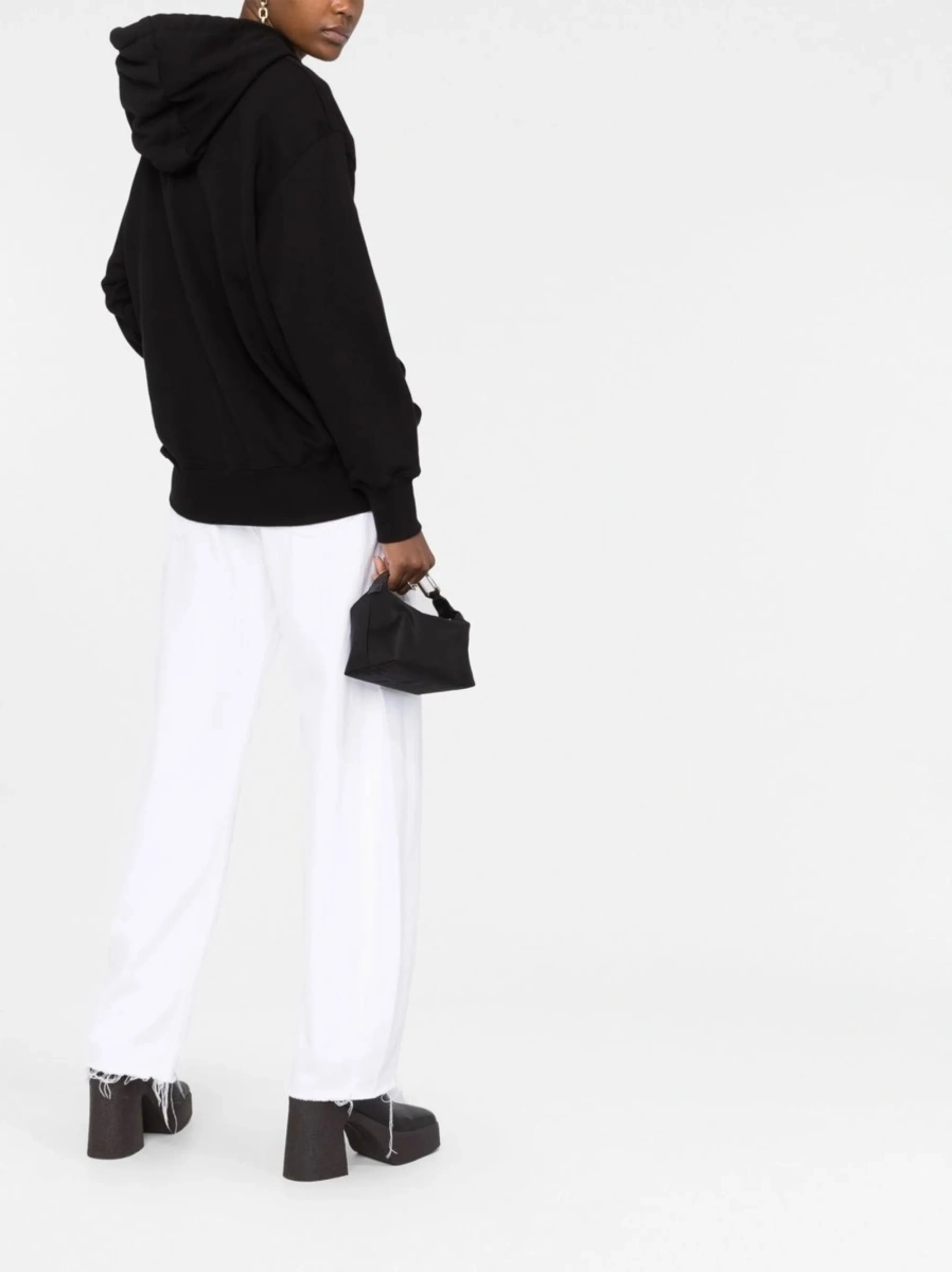 Hanorac Versace negru din bumbac si sticla - Img 4