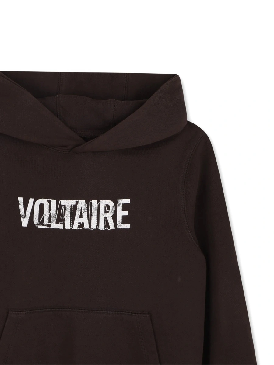 Hanorac Zadig &amp; Voltaire maro din bumbac - Img 3