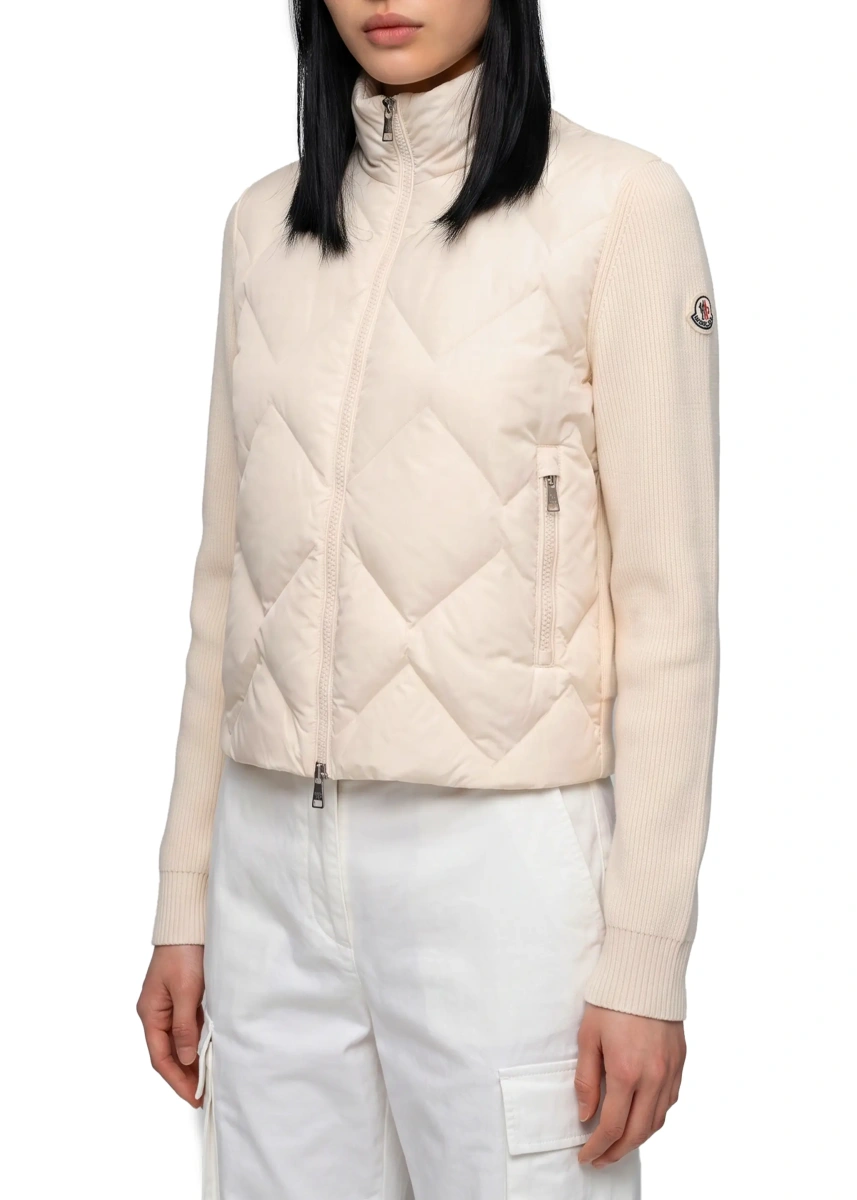 Hanorace Padded Wool And Cashmere Sweatshirt - Img 2