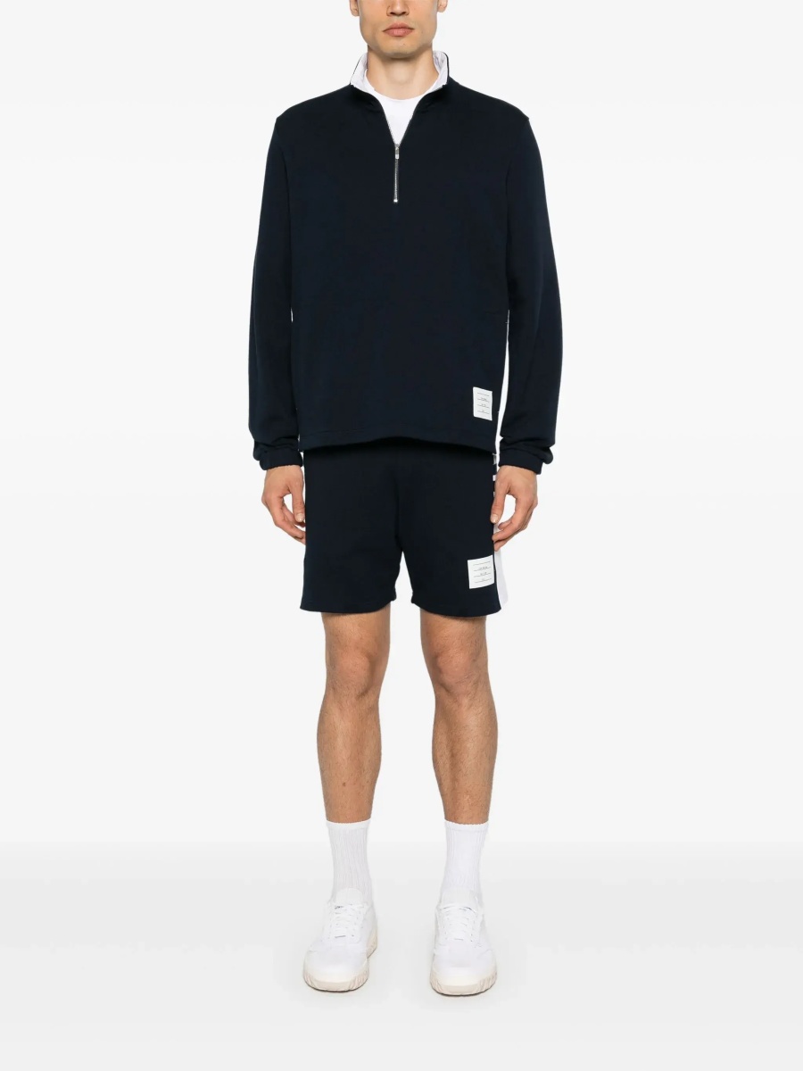 Hanorace Sweatshirt with half zipper and logo - Img 2