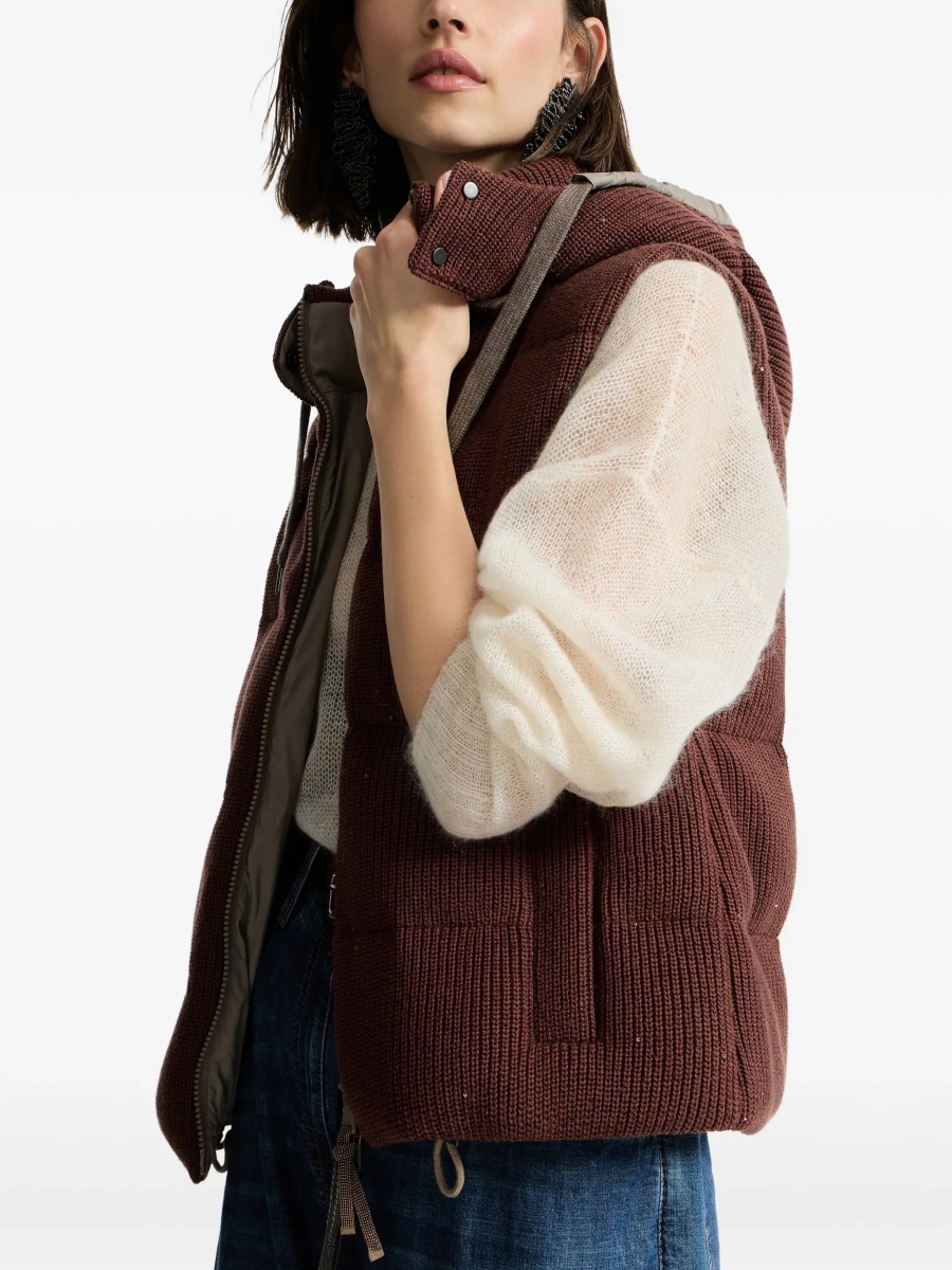 Hooded Down Vest - Img 3