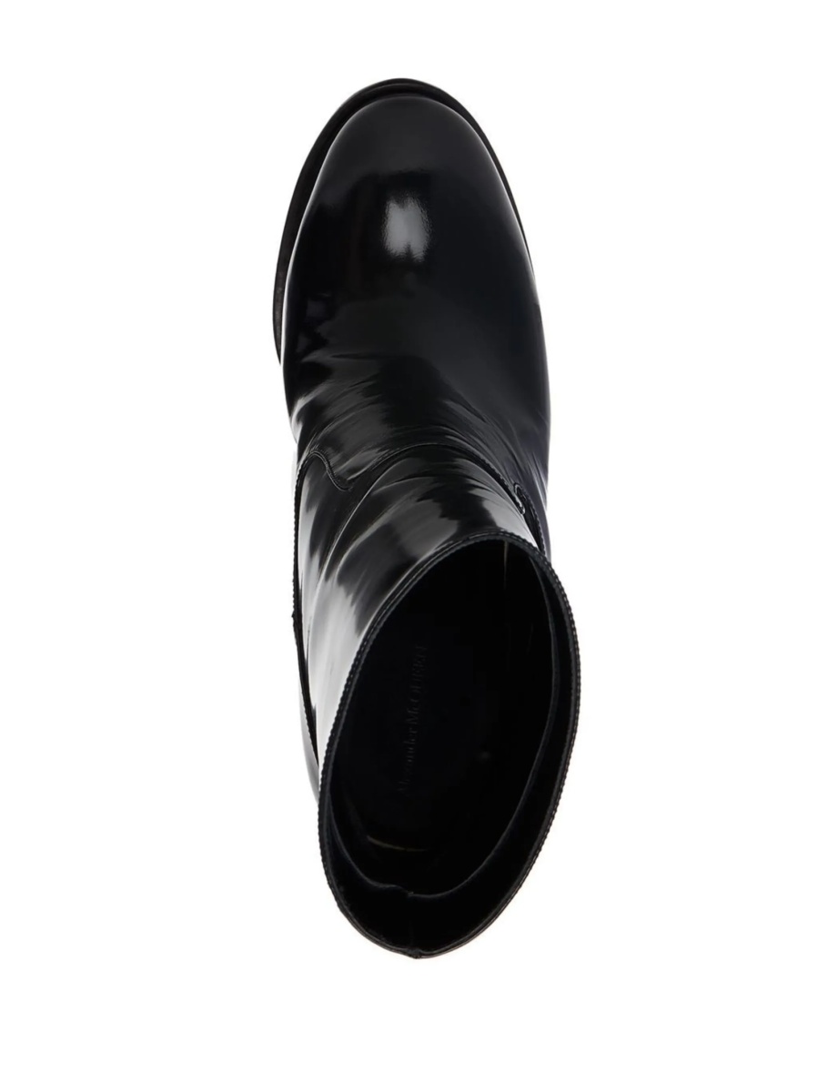 Incaltaminte Alexander McQueen neagra din piele - Img 4