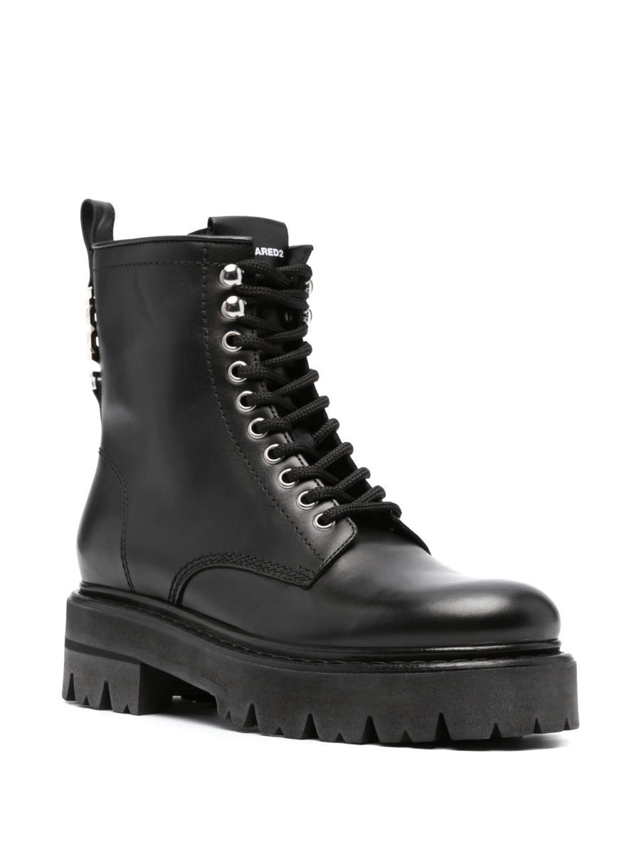 Incaltaminte DSQUARED2 neagra din piele - Img 2