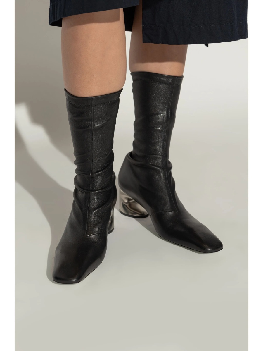 Incaltaminte Jil Sander neagra din piele - Img 2