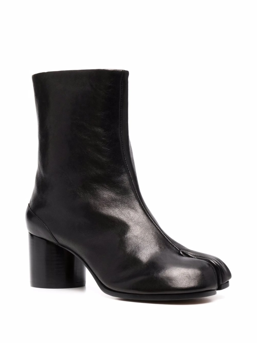 Incaltaminte Maison Margiela tabi neagra din piele - Img 2