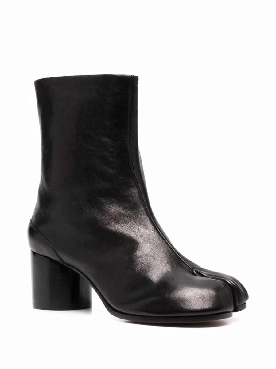 Incaltaminte Maison Margiela tabi neagra din piele - Img 2