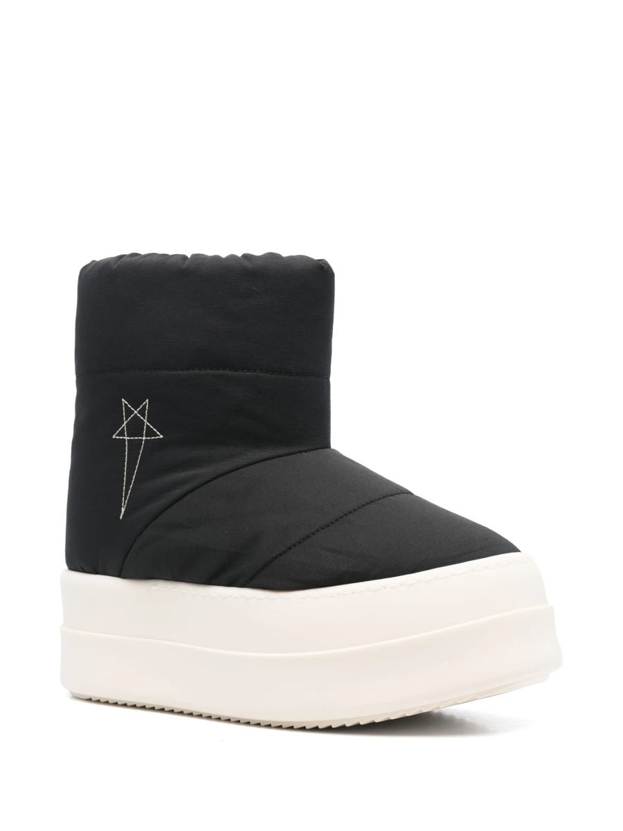 Incaltaminte Rick Owens neagra din material textil - Img 2