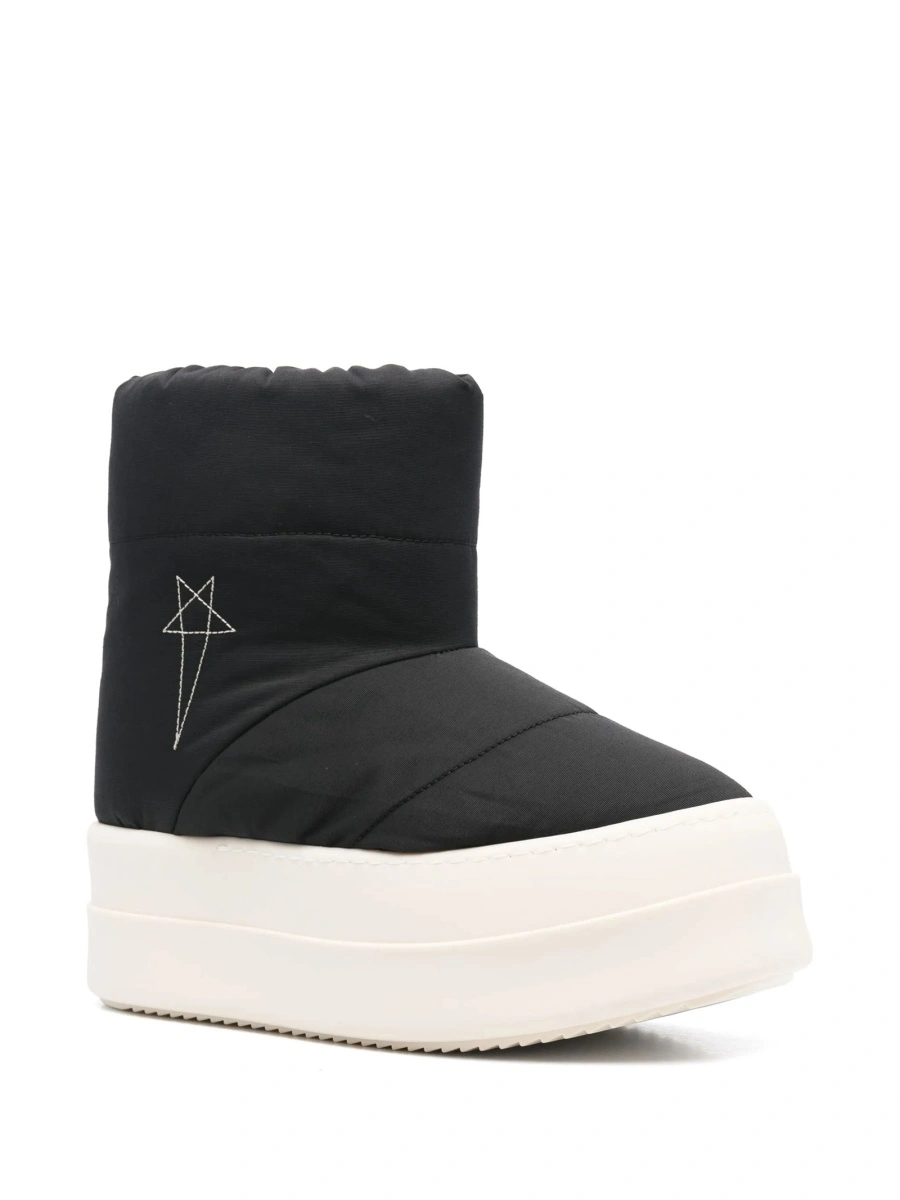 Incaltaminte Rick Owens neagra din material textil - Img 2