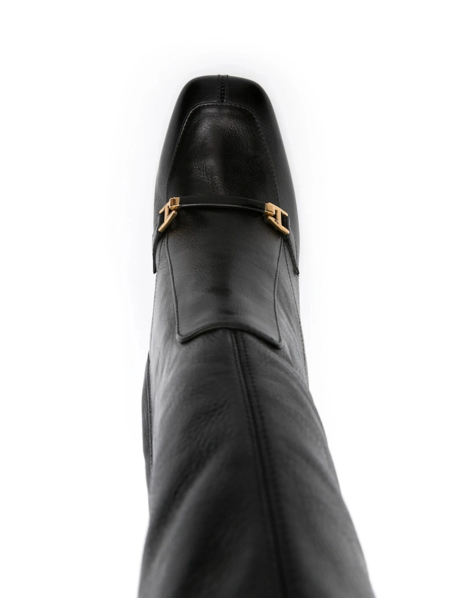 Incaltaminte Saint Laurent neagra din piele - Img 4