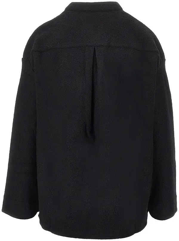 Jacheta Boiled wool oversized overshirt - Img 3