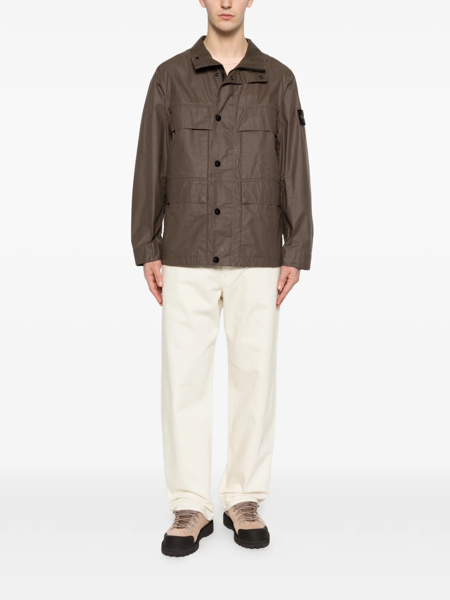 Jacheta camasa Stone Island maro - Img 2
