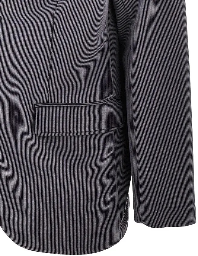Jacheta Canneté fabric single-breasted blazer - Img 2