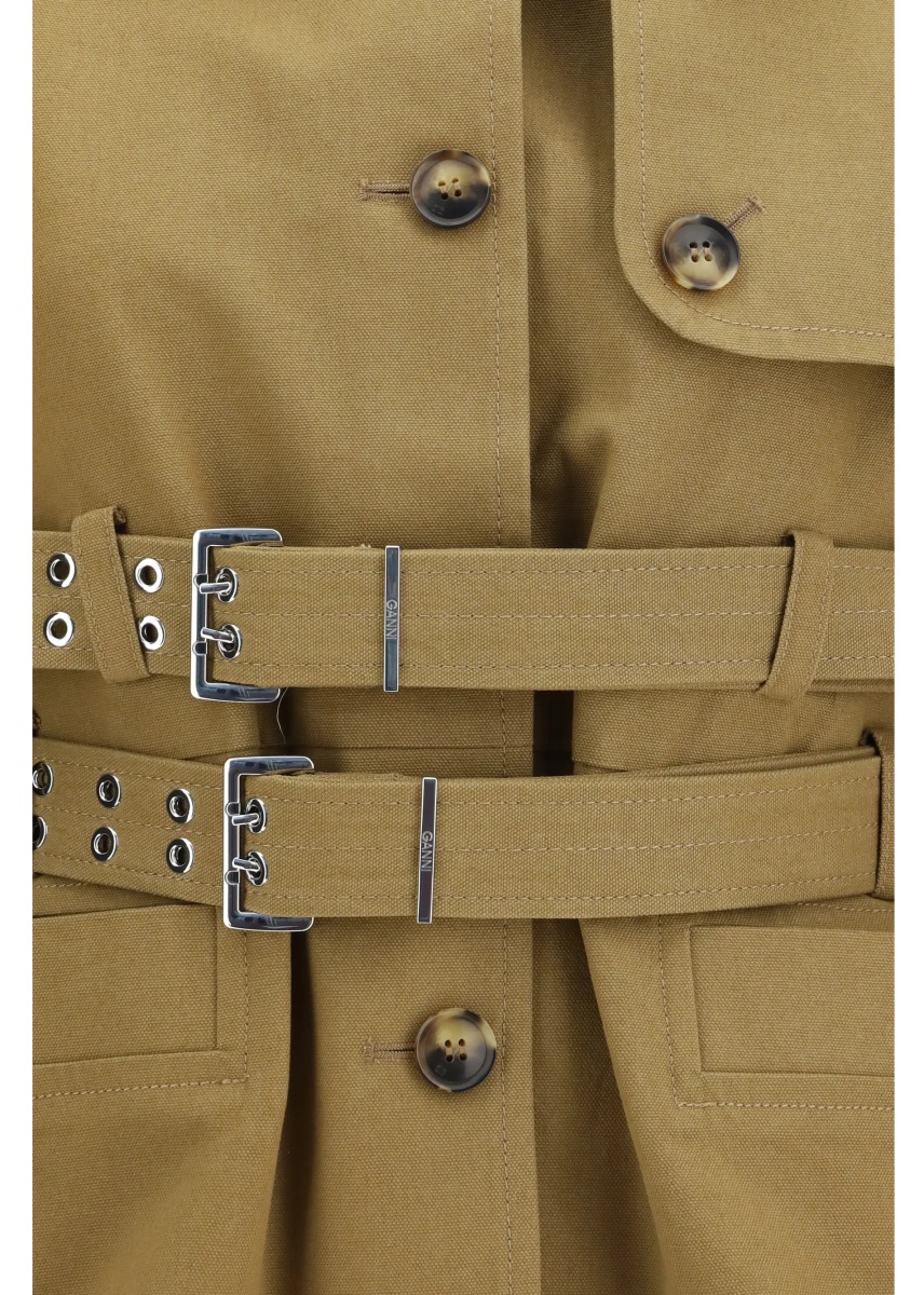 Jacheta Canvas Jacket with double belt - Img 3