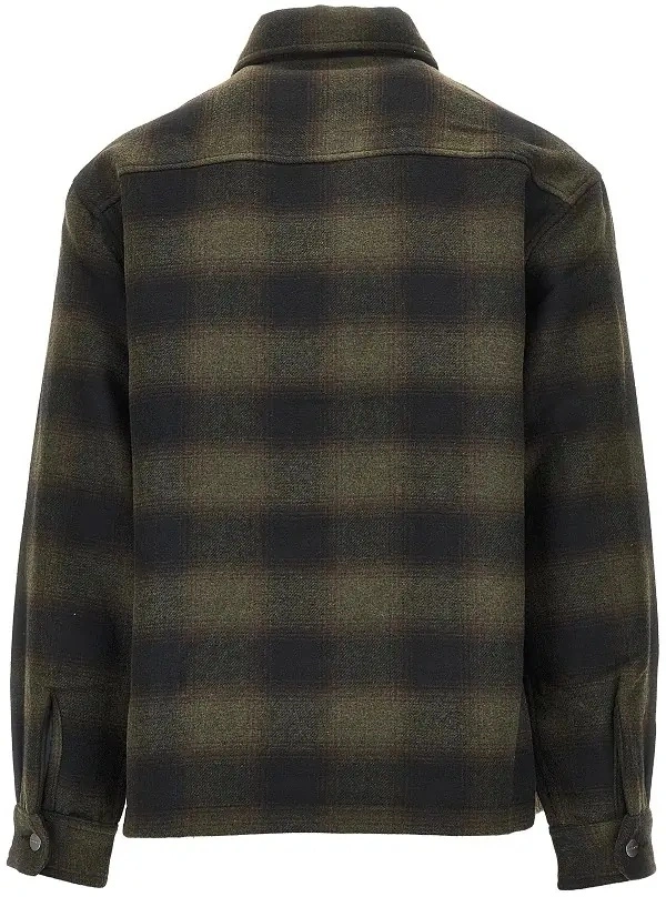 Jacheta Carhartt verde din fetru - Img 3